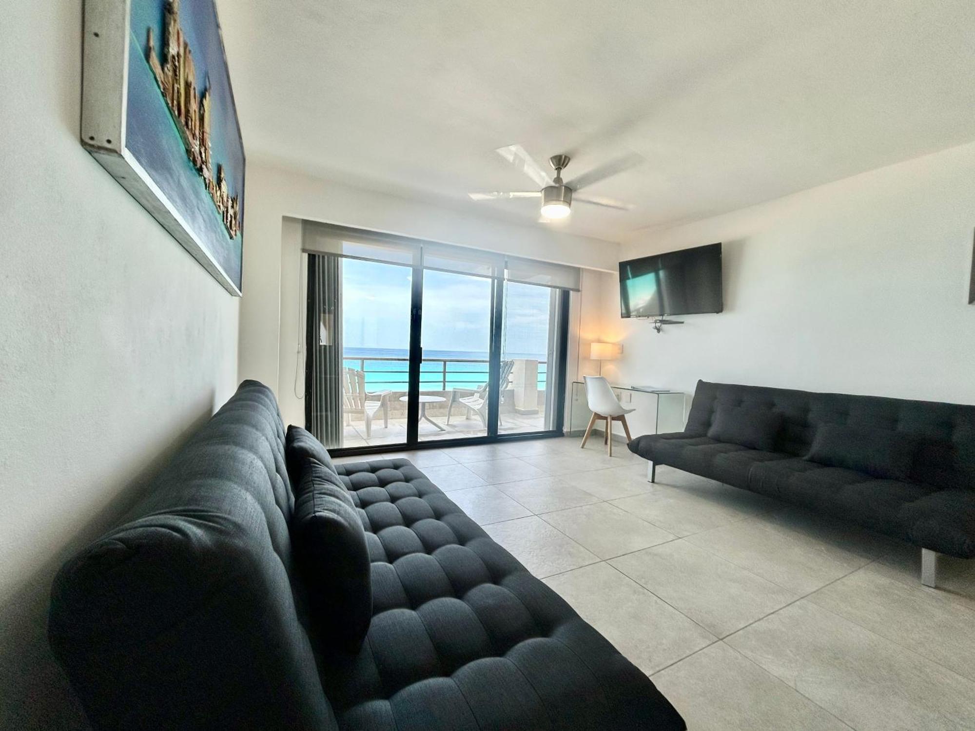 Sparkling Ocean View In كانكون المظهر الخارجي الصورة